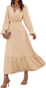 Elegant Cross-Border Fit-and-Flare Jacquard Dress - Image 3