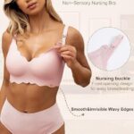 Nursing Bras For Breastfeeding, Wavy, Seamless, Comfortable, Maternity - Image 10