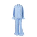 Womens Cozy And Casual Plaid Pants Set For Home Or Outdoors In Europe And America - Image 6