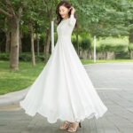 Womens Elegant Lace Hollow-Out Dress New 2025 Style - Image 3
