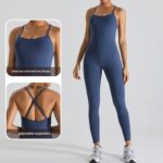 Yoga Suit Set Tight Fitting One Piece Outfit For Exercise And Fitness - Image 5
