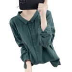 Springautumn Relaxed-fit Youth-boosting Slimming Top For Work - Image 6