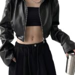 American-style Vintage Long-sleeve Lapel Leather Jacket - Image 4