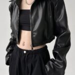 American-style Vintage Long-sleeve Lapel Leather Jacket - Image 5
