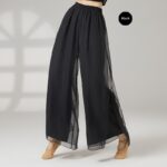 Womens Loose-fit Chiffon Pants For Classical Dance, Chinese-style - Image 9