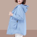 New Mid-length Loose-fitting Plus-size Sun-protective UV-blocking Jacket For Women - Image 7