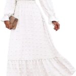 Elegant Cross-Border Fit-and-Flare Jacquard Dress - Image 6