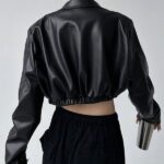 American-style Vintage Long-sleeve Lapel Leather Jacket - Image 6